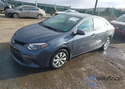 2014 Toyota Corolla Le from USA, damaged, VIN 2T1BURHE3EC035517